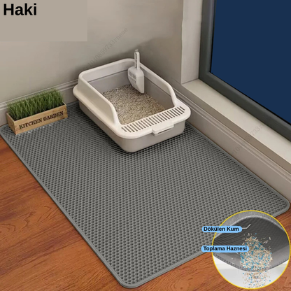 Kedi Kumu Toplayıcı Mat