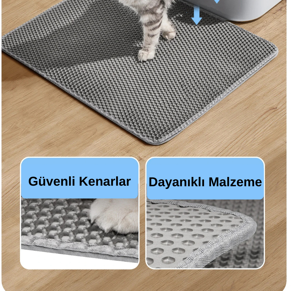 Kedi Kumu Toplayıcı Mat