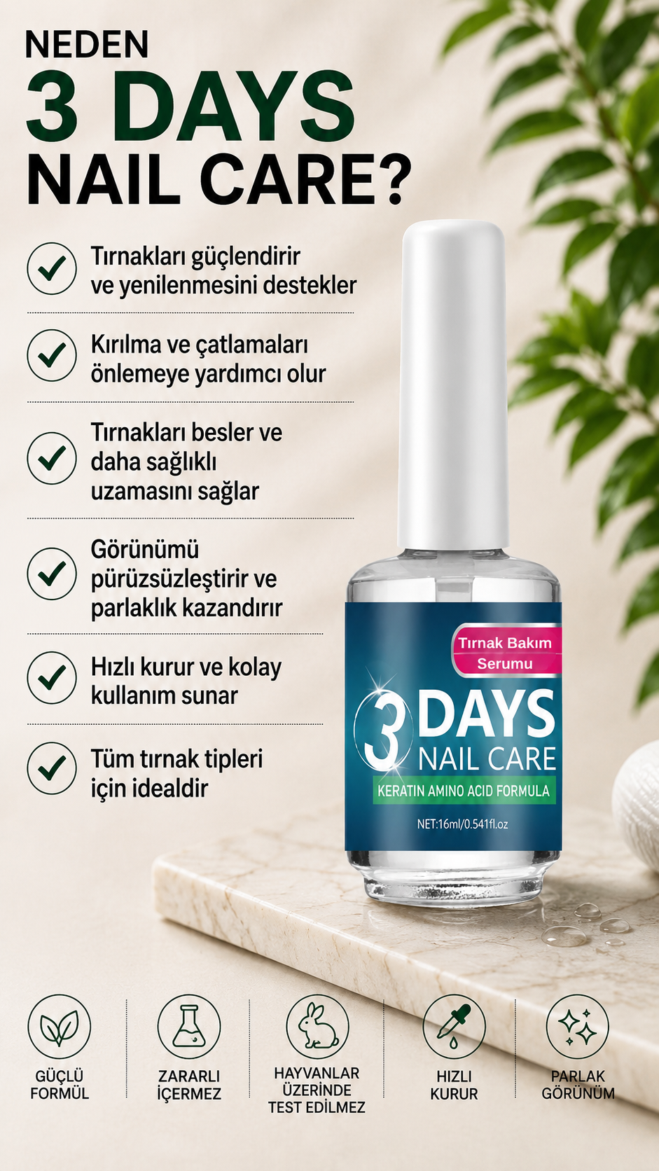 Tırnak Bakım Jeli